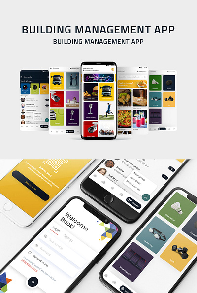 Buildingmanagement app screen