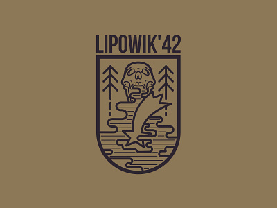 Lipovik 42 branding ckull design logo vector war ww2