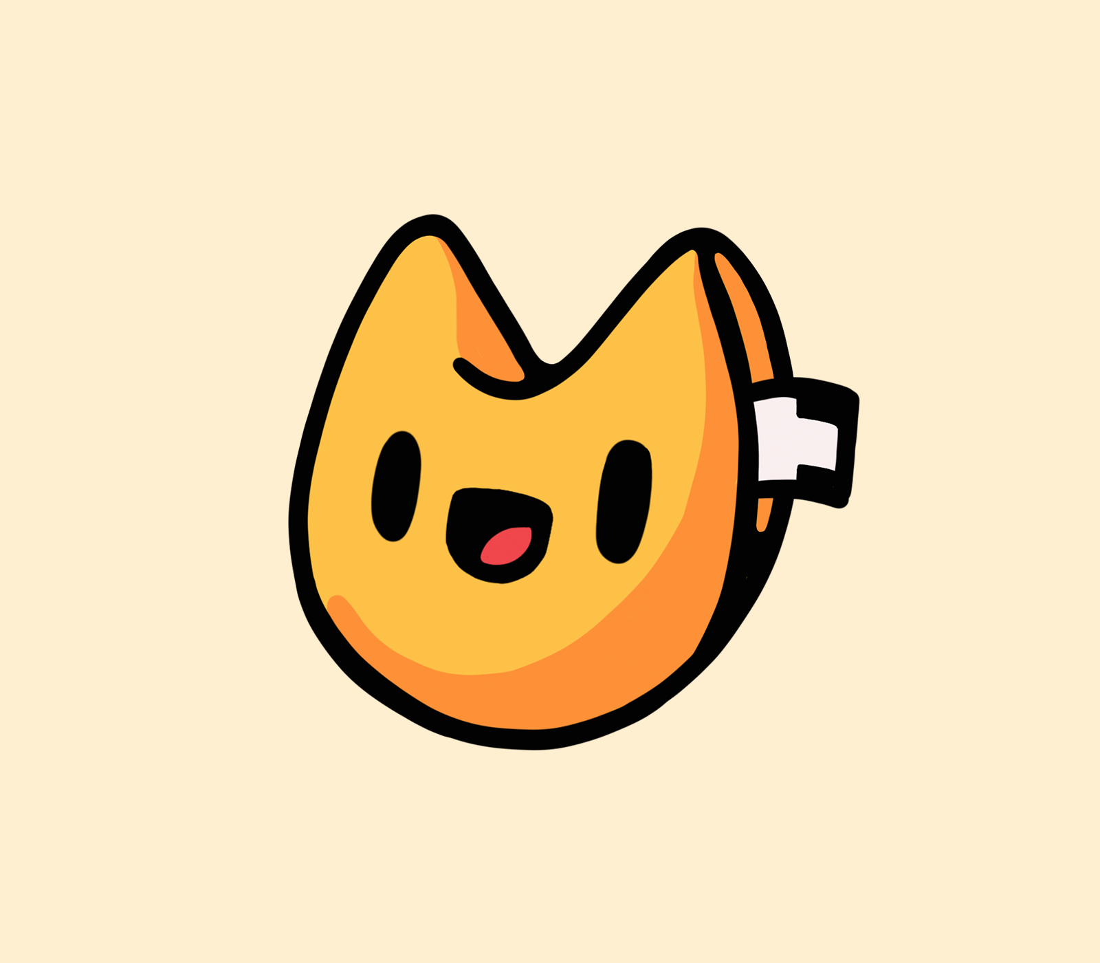 Fortune Cookie Mascot 2d cookie fortune fortune cookie future illustration mascot newsletter prediction procreate snack