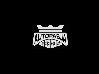 AUTOPASJA aesthetic black brand branding creative design designer flower graphic graphic design identity logo logomark logotype mark minimal minimalist oil speed symbol