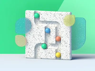 3d abstract for Ophelos 3d illustration