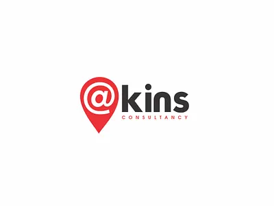 At kins logo branding flat graphic design logo minimal