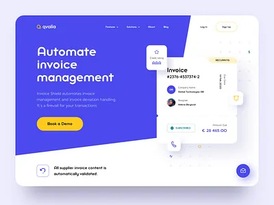Qvalia Landing Page Design bank design exchange icons landing page money online payment promo purple service sketch transactions ui ux wallet web web design website