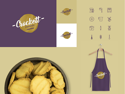 Logo Design - Crockett Cookies bakery logo brand design branding branding and identity branding design cookies identity identity design logo mark logo marks logodesign logotype symbol trademark