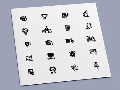 Education Icons class education graduation icon icon design icon set icons school science university