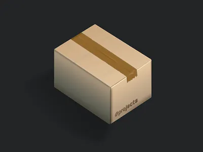 ⌧ box graphic design illustration