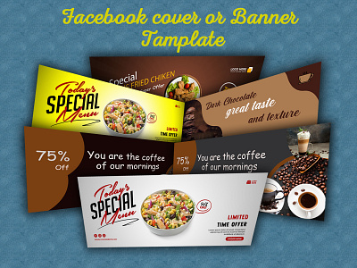 Facebook cover or Banner Design banner ads facebook banner facebook cover facebook cover design fb cover instagram cover linkedin cover photoshop sale banner web banner
