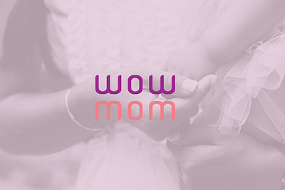 Wow Mom -> Logo design graphic design logo mom wow