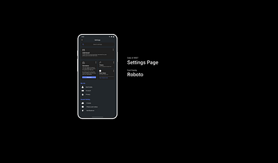 Settings Page :: Daily UI 007 007 clean clean ui dailyui dailyuichallenge darkmode mobile purple settings