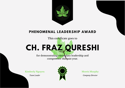 LEADERSHIP AWARD CERTIFICATE DESIGN award brand identity branding business certificate design creative creative design design graphicdesign leadership