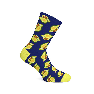 Peach socks design socks unique socks