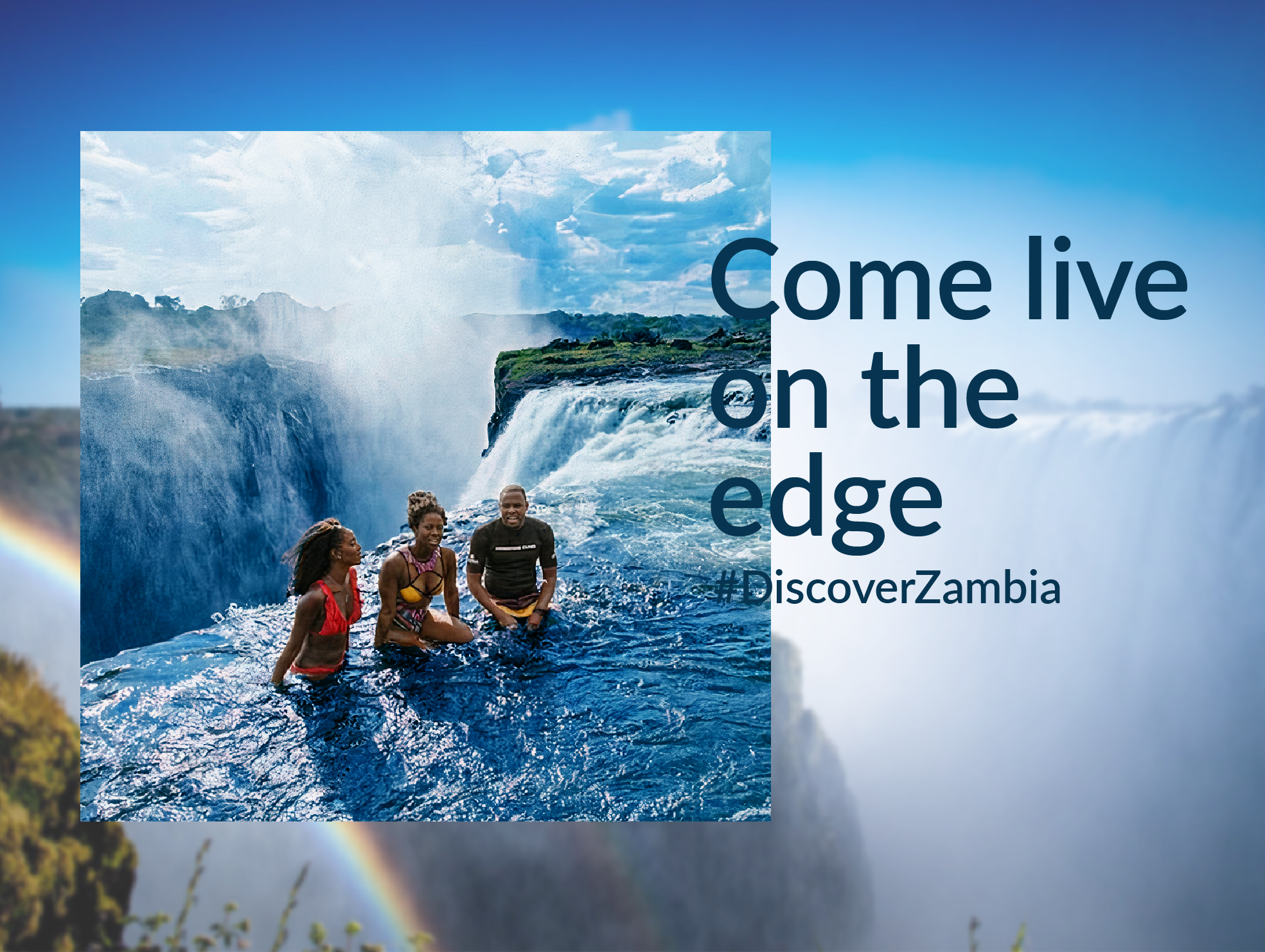 Example of Ad Campaign Concept for Discover Zambia