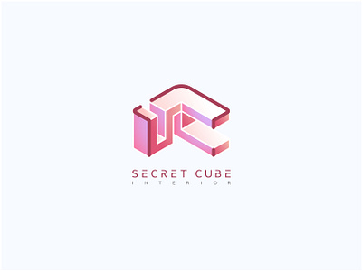 logo concept for SECRET CUBE branding design illustrate logo