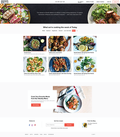 Choose your meal plan booking system design order meal