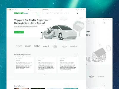 Car Insurance Landing Page car insurance illustration insurance landing responsive