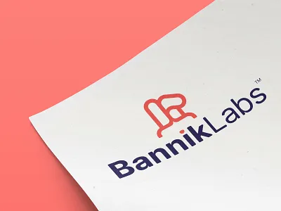 Bannik Labs Brand Identity brand design brand identity graphic design letterhead logo logo design vector