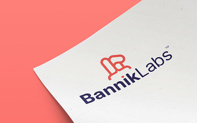 Bannik Labs Brand Identity brand design brand identity graphic design letterhead logo logo design vector
