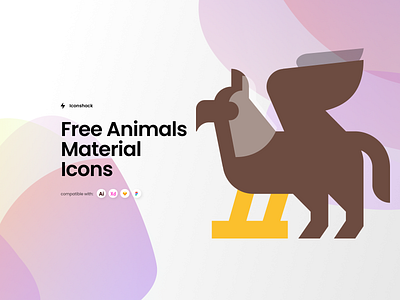 Free Animals Material Icons animals download free freebie icon icons icons pack icons set svg vector