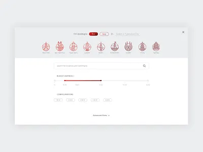 SEARCH FILTERS branding design idea inspiration inspirational interactive properties realestate search search bar search engine ui ui design