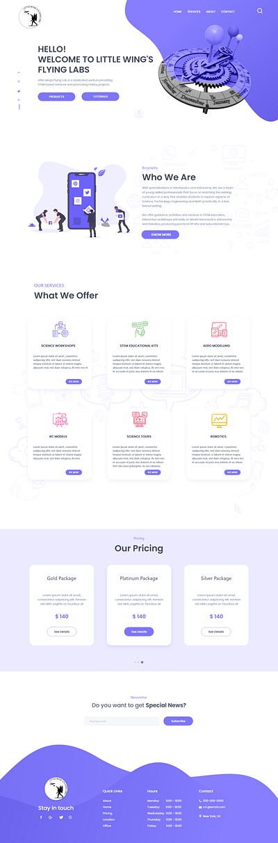 Little Wing's app design ui ux web website