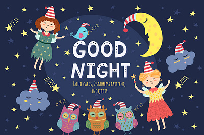 Good Night Vol. 1: patterns & cards slumber