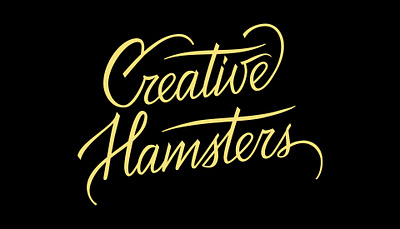 Creative Hamsters Handlettering logo branding calligraphy design lettering logo logo design logos logotype typogaphy workshops