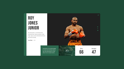 roy jones jr boxing boxing glove cool design green mike tyson simple web webdesign