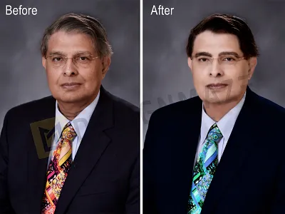 Before After graphic design