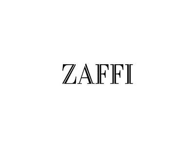 ZAFFI logo logotype text