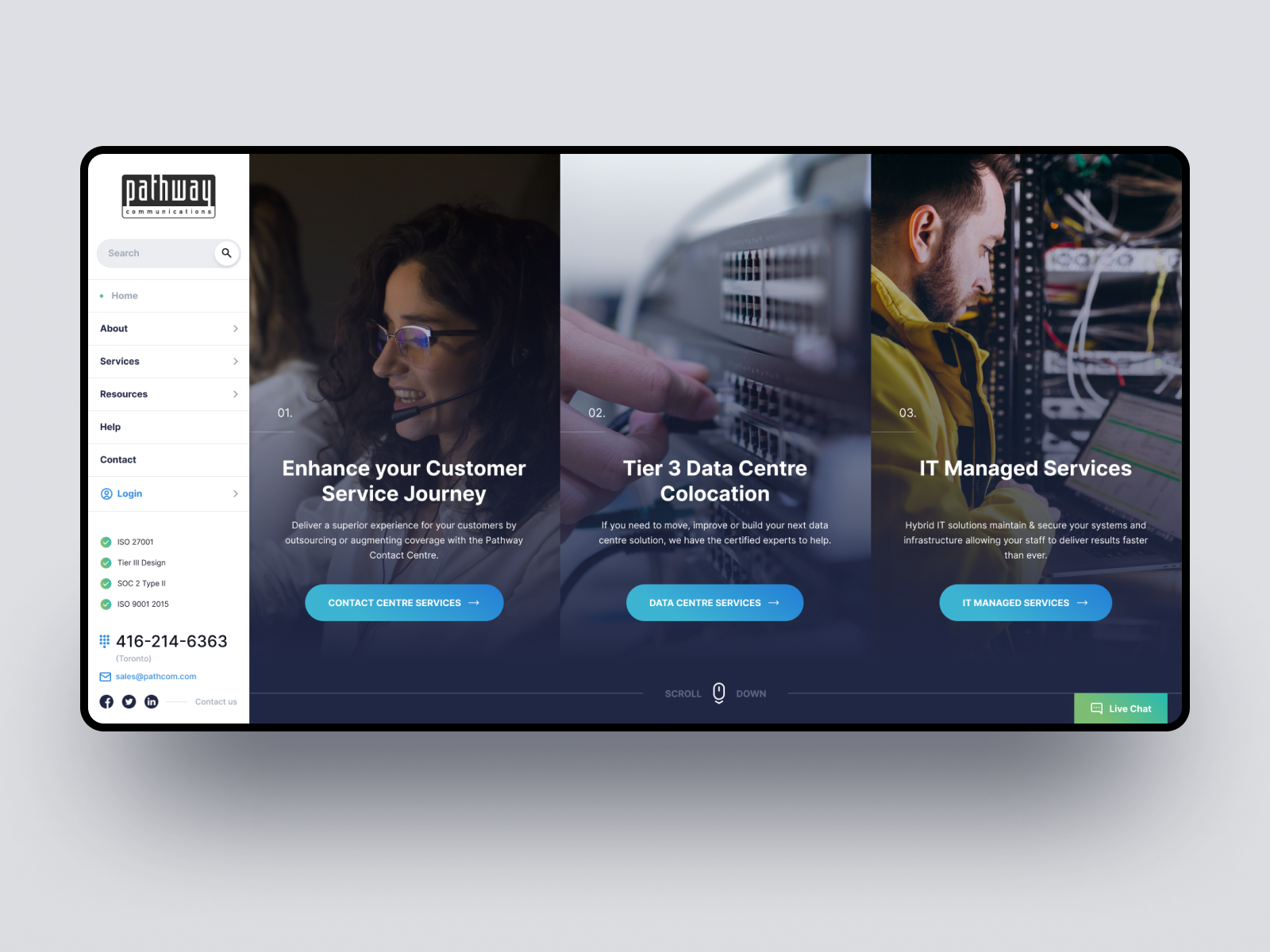 Example of Design Concept for Pathway communications