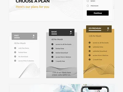 Audiobook UI Website art audiobook ui uidesign uiux website