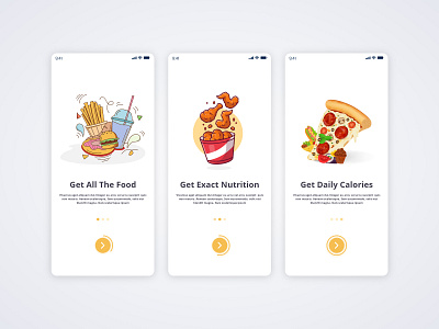 Food App 3d 3d illustration android app design app design delivery app delivery app design food app food app design food delivery food delivery app design ifnlinks ios ios app ios app design kitchen mobile app mobile app design ui design ux design white