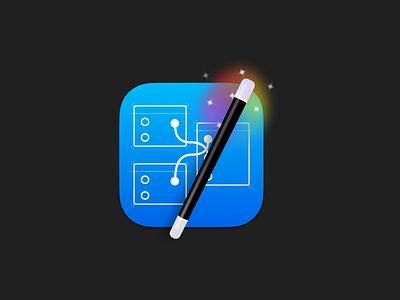 Quartz Composer Big Sur Icon apple big sur icon design macos macos icon magic wand origami studio quartz composer