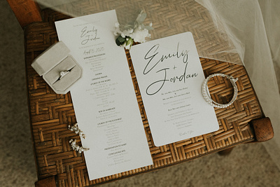 Wedding Invitation and Program invitation program wedding wedding invite wedding program