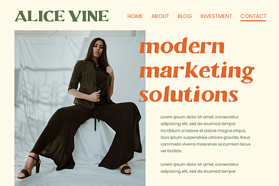 Magnolia Typeface font design home page marketing type design typography vintage font web page