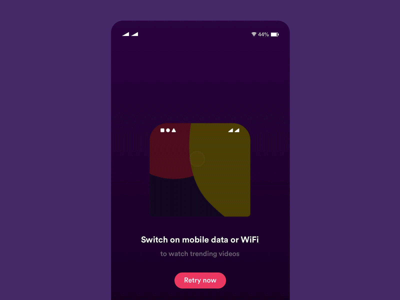 offline dailyui motion motion design no internet no internet animation offline online turn on internet ui uidesign uiux uiux design ux uxdesign wifi