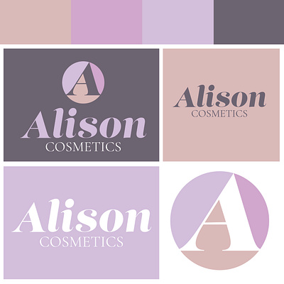 Alison Cosmetics | Branding branding design graphic design illustration logo typography vector