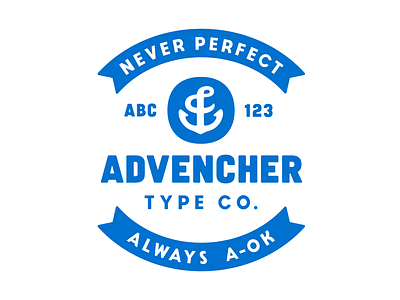 ATC advencher anchorsand fonts foundry type