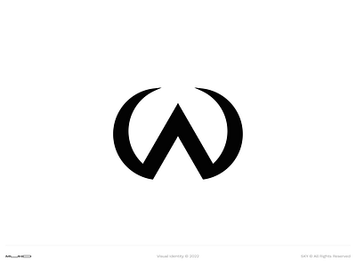 W and A a abstract adobe black branding creative design graphic design illustration logo logotype minimal monochrome monogram type typography ui vector w