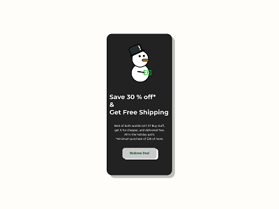 61. Redeem Coupon dailyui design minimal redeem coupon vector