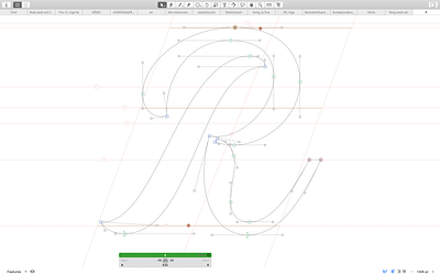 R - Vector font lettering script