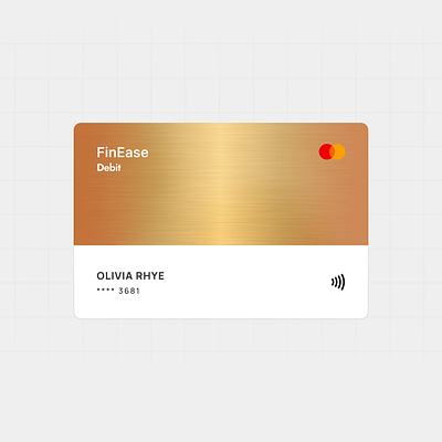 Bronze card branding design illustration mobile app mobile design product design ui ux uxui