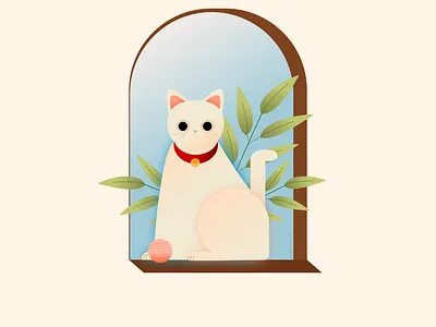 Grumpy Cat ) 2d 2d graphics cat design illustration vector vector art window