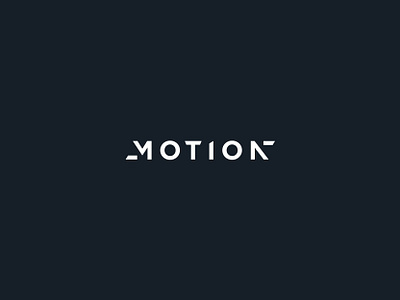 MOTION Logo design branding geometry logo logo design logo mark minimal minimal logo minimalism minimalist modern motion sharp typography