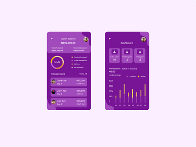 SurePadi Agency Banking App app design typography ui ux