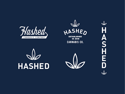 Hashed - logo system brand designer brand identity brand identity designer branding branding and identity cannabis cannabis branding cannabis design cannabis logo cannabis packaging flower flower logo hashed identity design logo design logo designer logo mark logo system marijuana logo responsive logo