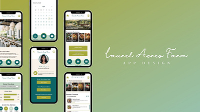 Laurel Acres Farm Catering Menu App app design branding case study graphic design mobile app ux ux design