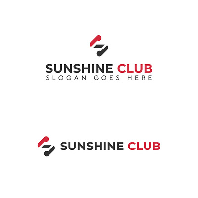 Sunshine Club Logo | Minimal Logo | Creative Logo | Letter Logo brand identity branding design flat illustrator lettering logo minimal real estate typography