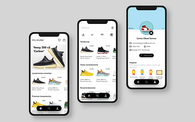 Sneakers App (OG Kicks) app ecommerce ios ios app design mobile app mobile design ui ux