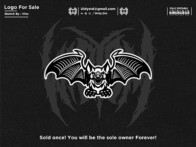 Bat Logo animal animal logo bat bat logo breed breed logo corona farm farm logo illustration logo logo for sale mascot mascot logo pet pet logo pets pets logo zoo zoo logo